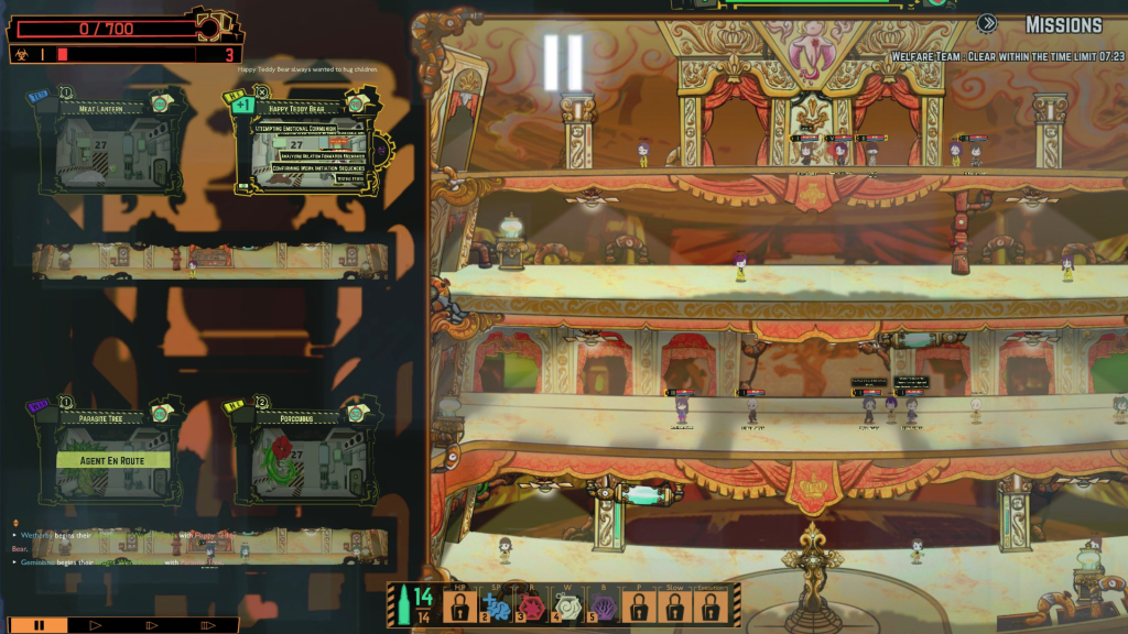 Screencap from my actual facility, before all he** breaks loose.